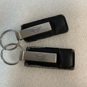 Pair of MINI Cooper of Las Vegas Nevada Preowned Keychain Key Rings GnuFashion